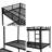Full Over Full Metal Bunk Bed with Twin Trundle, Heavy Duty Space-Saving Bed Frame-757303622