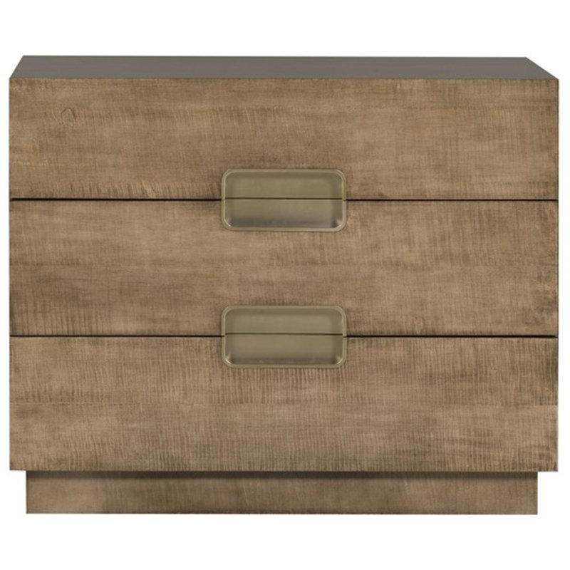 Splendor 3 - Drawer Nightstand, Dove Gray