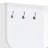 Buck II White High Gloss Finish Hall Tree