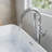 67" x 32" Freestanding Soaking Acrylic Bathtub