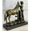 Nilla Cowboy Rancher qui tend sa statue en bronze
