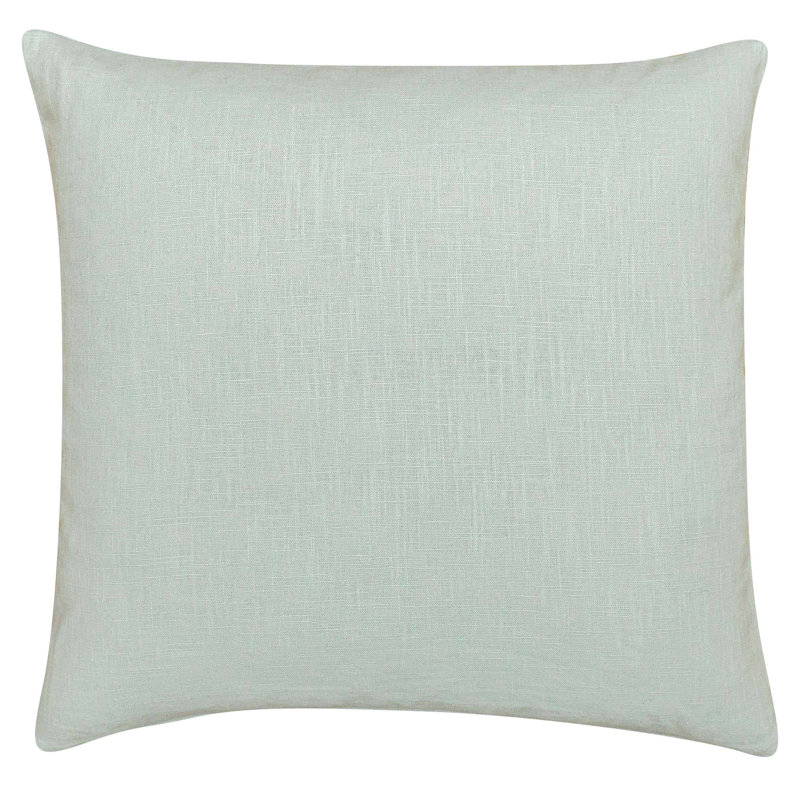 100% Linen Cushion Cover in Blue, Synthetic filled, 43x43cm