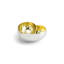 Heart Double Dish Silver/Gold-93779614