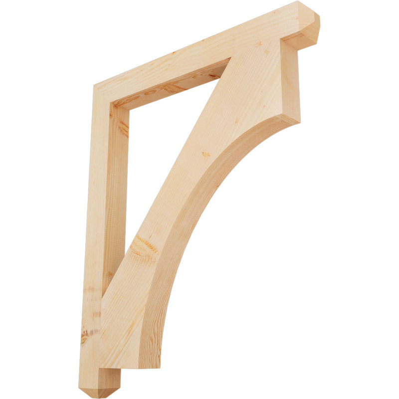 Support Westlake Craftsman, Cèdre rouge de l'Ouest, Lisse, H 46 po x l 3,5 po x P 38 po