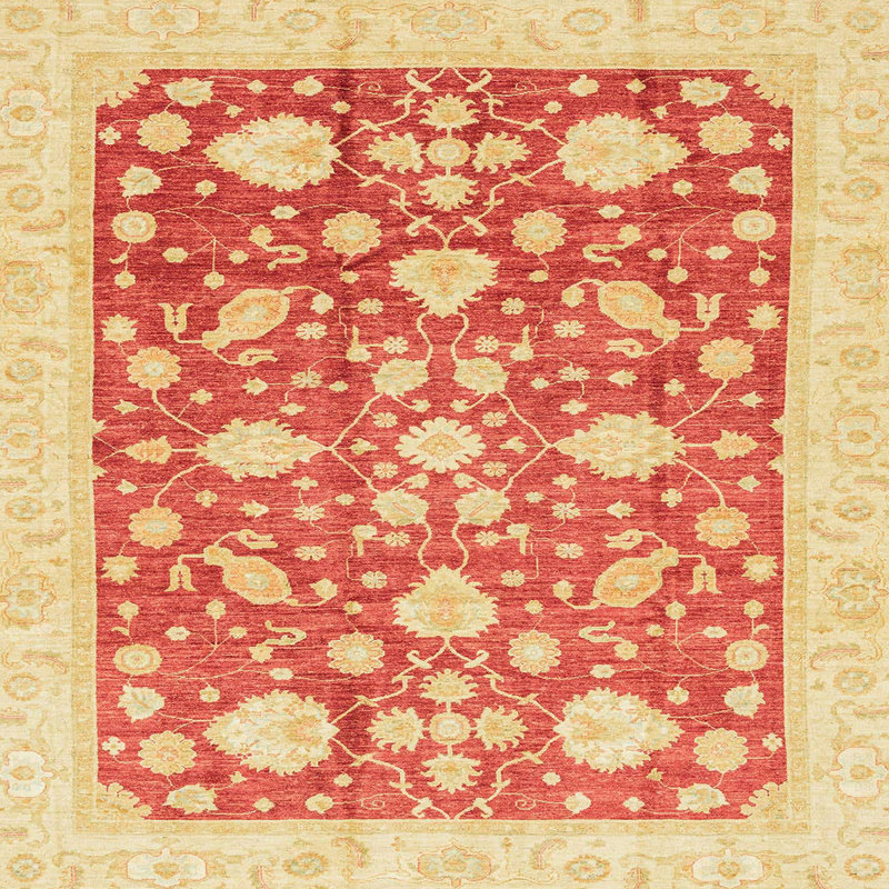 Abstract Indoor Rug, Square 4'