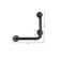 CSI Bathware 19" Vertical Angle Left Bathroom Safety Grab Bar