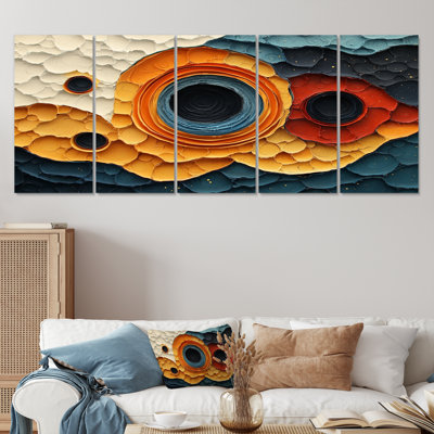 Nuchem - Abstract Spirals Wall Art - Art mural moderne sur toile