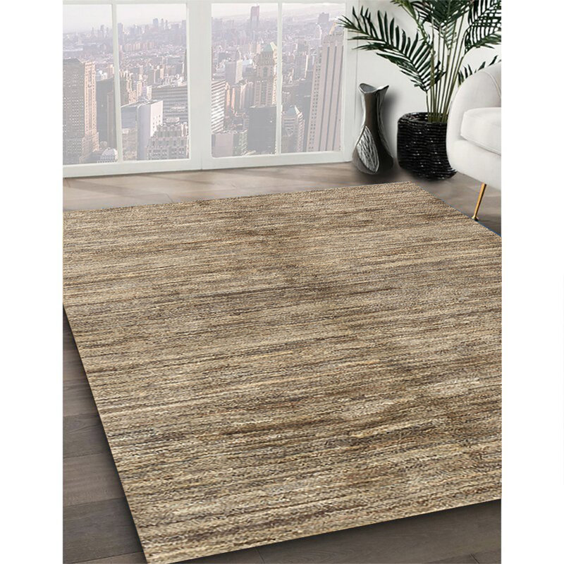 Tapis contemporain gris, Rectangle 8 pi x 12 pi