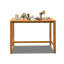 Table de bar d'extérieur, table de bar à hauteur de comptoir de patio résistante aux intempéries pour le jardin, la cour, le balcon et la piscine