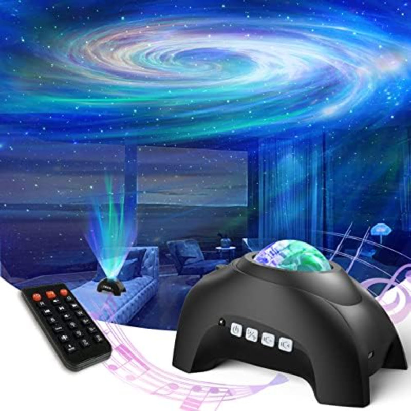 Star Projector, Galaxy Light Projector, Night Light Projector & Music Speaker & White Noise, Sound Machine Projector for Kids Adults, Bedroom, Room Decor, Party, Ceiling