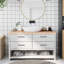 Ayna 140cm Solid Wood Bathroom Vanity Top-1879468002