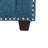 Lake Blue Flannelette Nailhead Trim Three-Seat Sofa-772459438