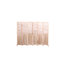 Cloison pliante en bois massif l 82,8 "x H 65", 6 panneaux, naturel