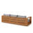 Tahoe Outdoor Patio Acacia Wood Sofa In Natural Light Gray
