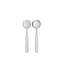 Collo-alto 2 - Piece Stainless Steel Flatware Set - Service for 1