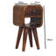 30cm W Solid Wood Bedside Table