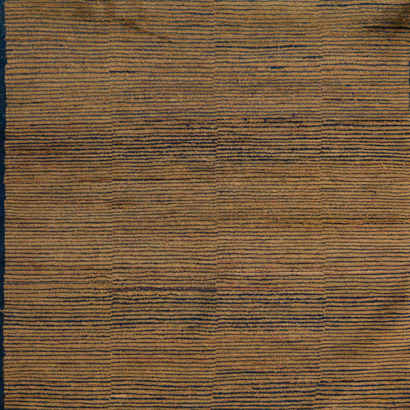Tapis décoratif multicolore à motif abstrait, Carré 7 pi