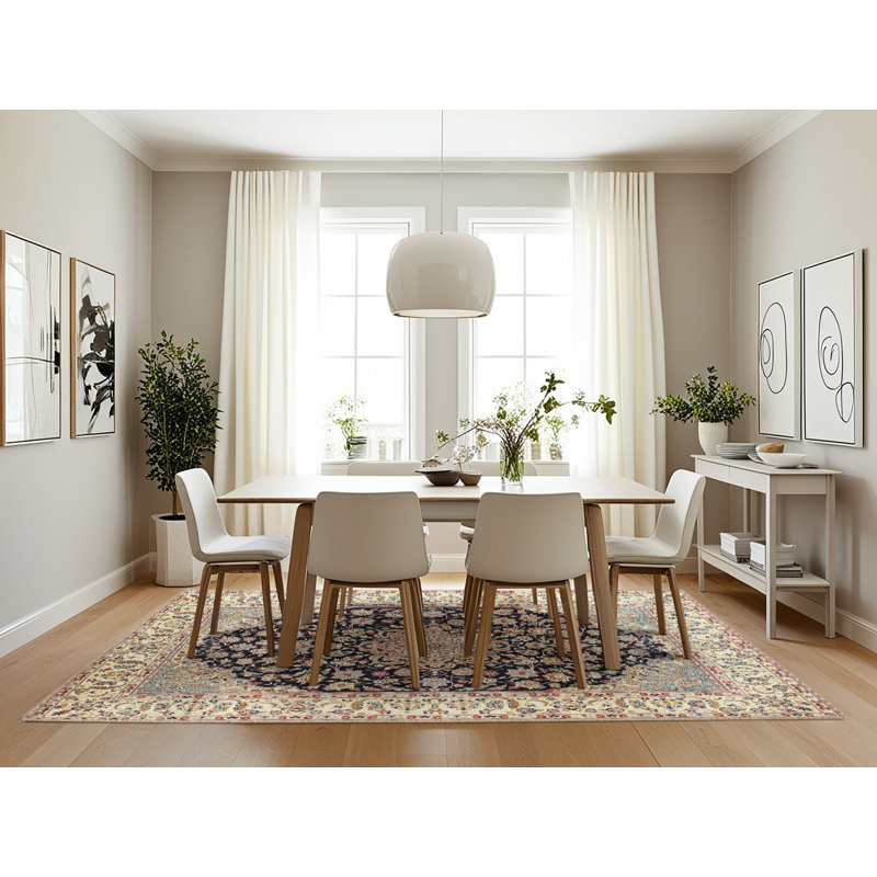 Abia Oriental Indoor Rug, Rectangle 7' x 10'