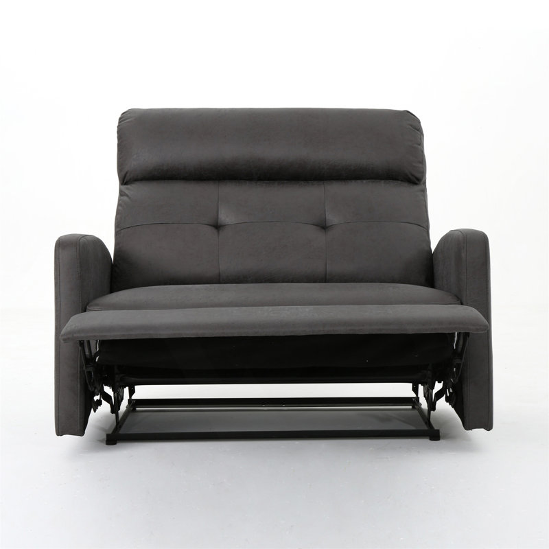 Fauteuil inclinable à deux places avec coussins moelleux