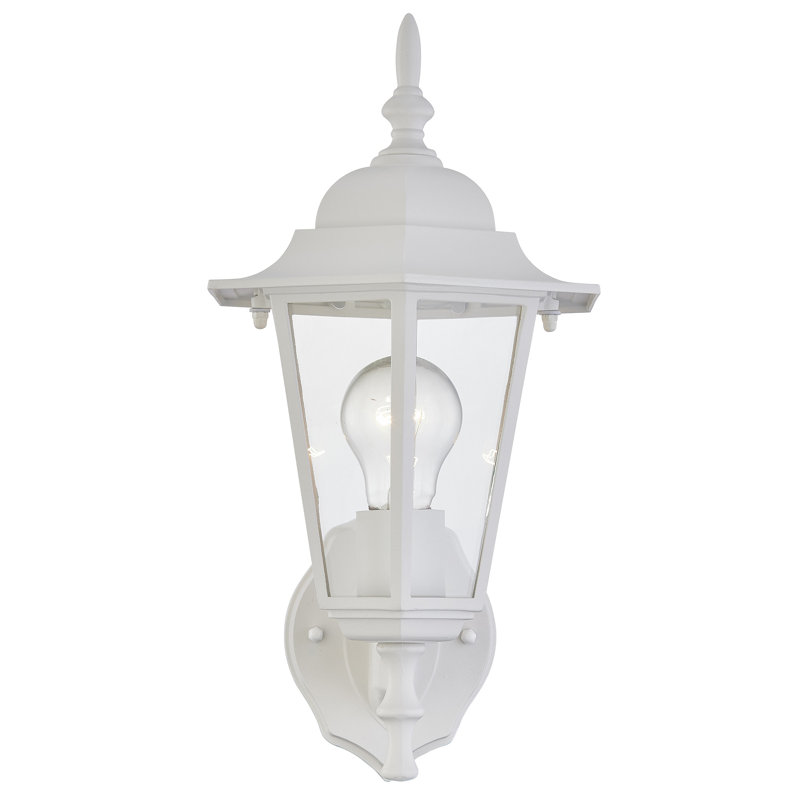 Berkett 36.5cm H Outdoor Wall Lantern, White