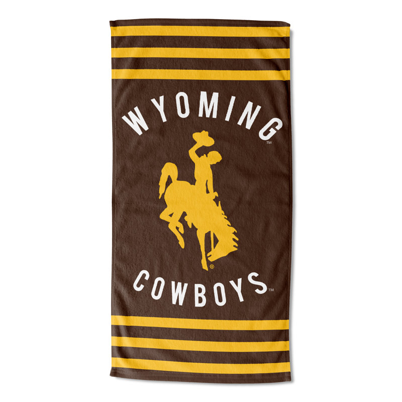 Cotton Blend Lightweight Beach Towel, University of Wyoming