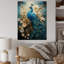 Illustration encaustique de paon d'Yvens II - paon, art mural-1403864941-1590520254