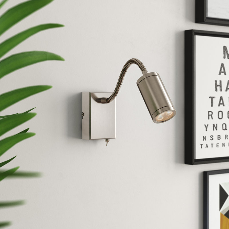 Orion LED Spotlight, Brushed Steel