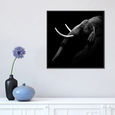 « éléphant i », impression sur toile