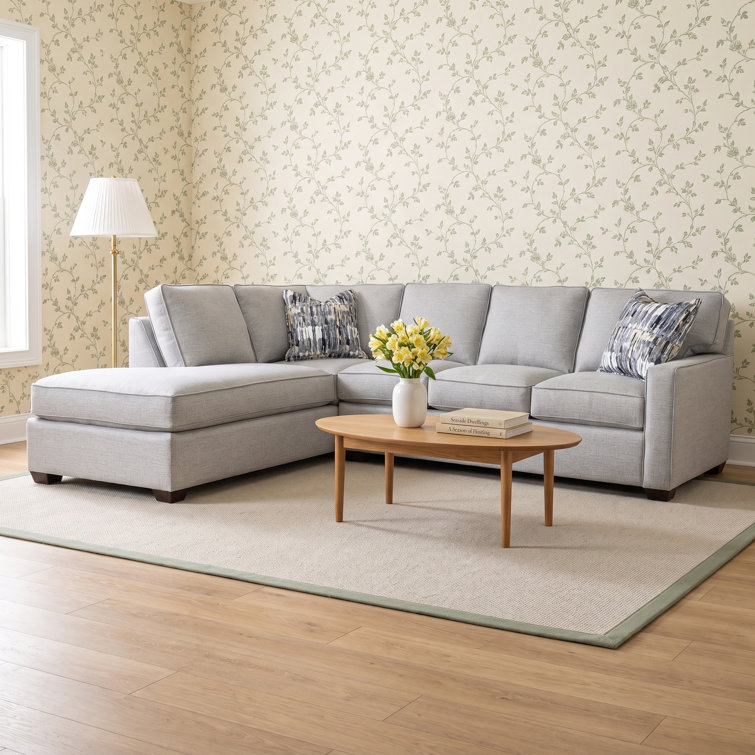 Gramercy Park Two-Piece Bumper Sectional With Sleeper