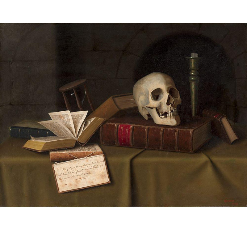 Art sur toile tendu Harnett, William Michael Gallery, Memento Mori To This Favor (97_50171), H 28 po x l 36 po