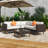 4-Pieces Outdoor Wicker Sofa Set-408043239