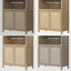Bibliothèque 84,25 po H Rattan-625090054