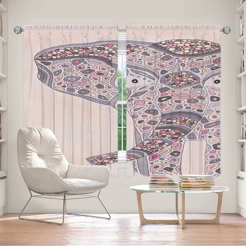 Room Darkening Curtain Pair, 56" W x 78" L