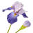 Bearded Iris + Bud 37" 