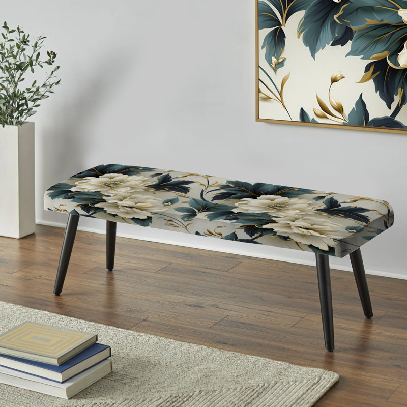 Banc rembourré noir, Motifs contemporains motif victorien VI