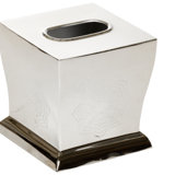 Waved Edge Tissue Box Cover