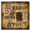 «Strong And Stout» par Art Licensing Studio, art mural en verre acrylique, 24 po x 24 po-45523226