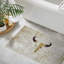 Tapis gris / brun en coton