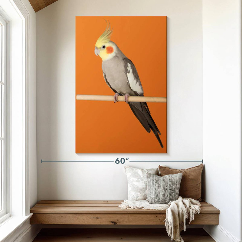 Brampt Cockatiel, 51" H x 34" W