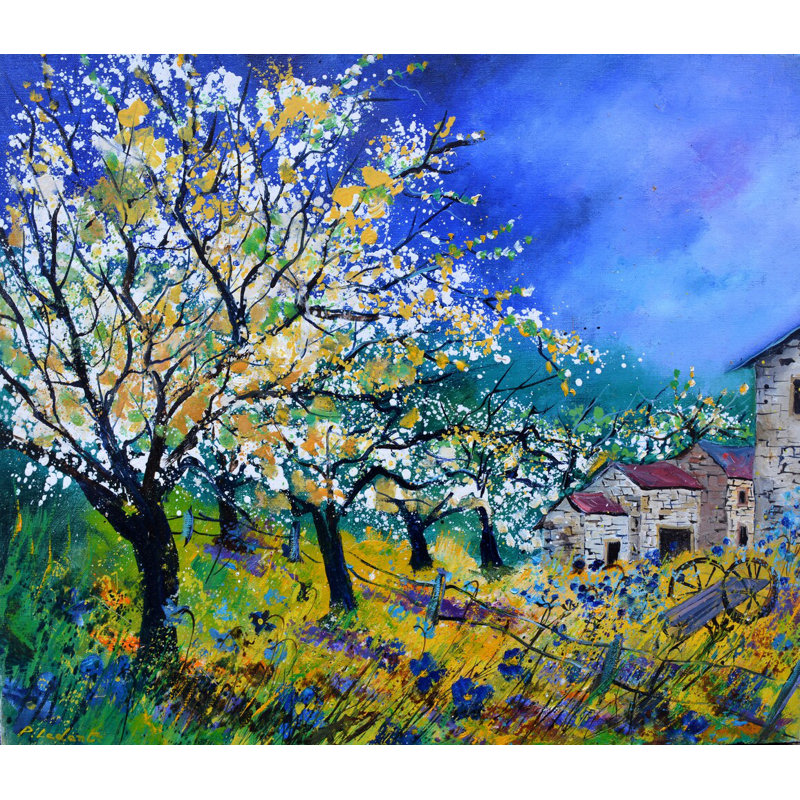 Spring 76 Print by Pol Ledent, 25.25" H x 31.25" W x 0.875" D