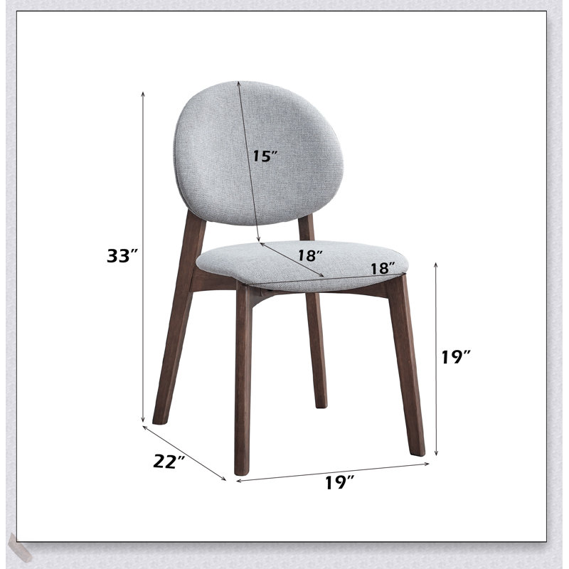 Ensemble de salle à manger 5 pièces Hadasa noyer et gris clair, durable et élégant pour les maisons modernes et traditionnelles