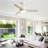 46 Inch New Design Ceiling Fan With Lights 3 ABS Blades 6-Speed DC Motor-743185992-743186006