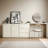 Modern Makeup Vanities with Adjustable Rotating Long Board and Storage Space