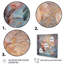 «Peach Enchanted Roses IV», reproduction sur toile-88544061-88544062
