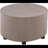Round Ottoman Slipcover Polyester Blend Footstool Protector Covers Stretch With Elastic Bottom Feature Textured Machine Washable Jacquard Fabric-350042519
