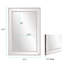 Miroir biseauté sans cadre Fordbridge Glam-22800360