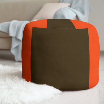 Repose-pieds carré rayé Tennessee Football 21 "