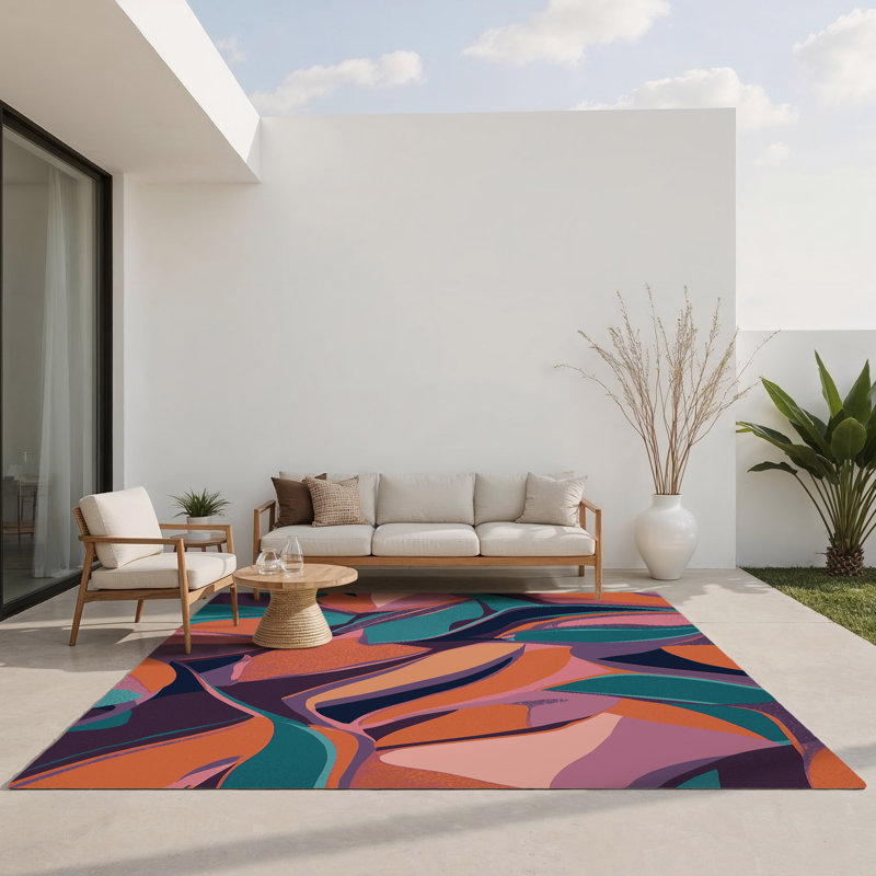 Spectrum Charge Indoor And Outdoor Area Rug, Rectangle 3' x 5'