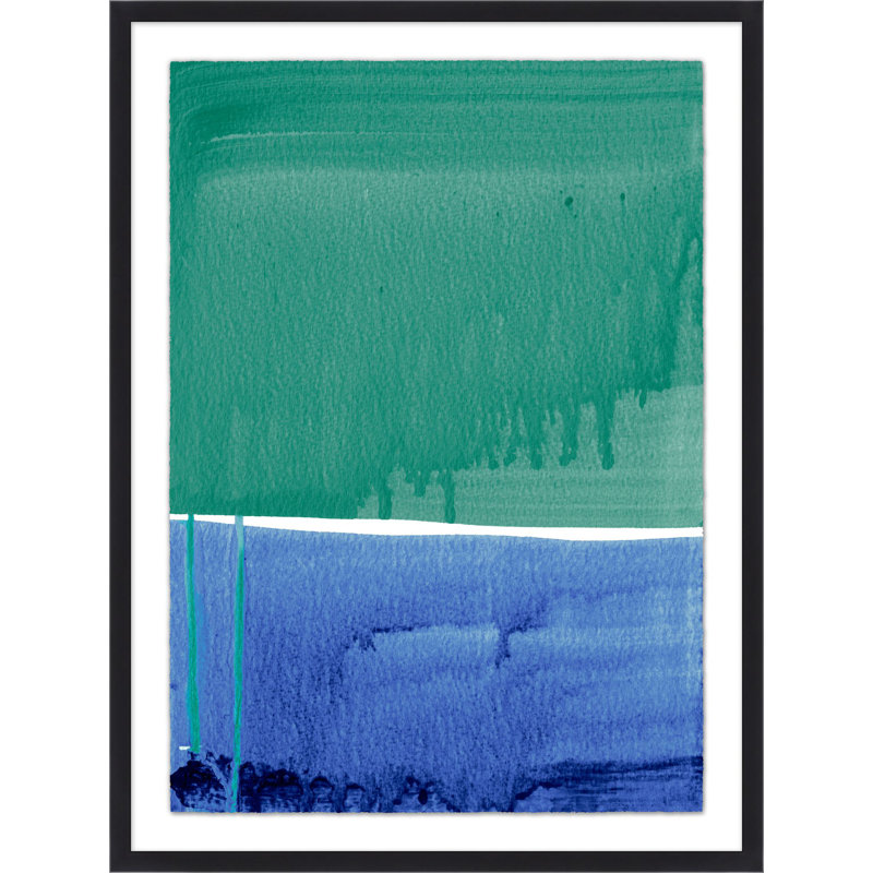 «Vibrant Strokes 2» par Thom Filicia - peinture de boîte d'ombre