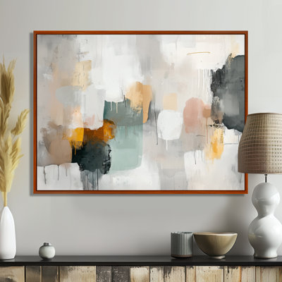 «Wideman Silence Of Minimalisme Soft Colors», art sur toile